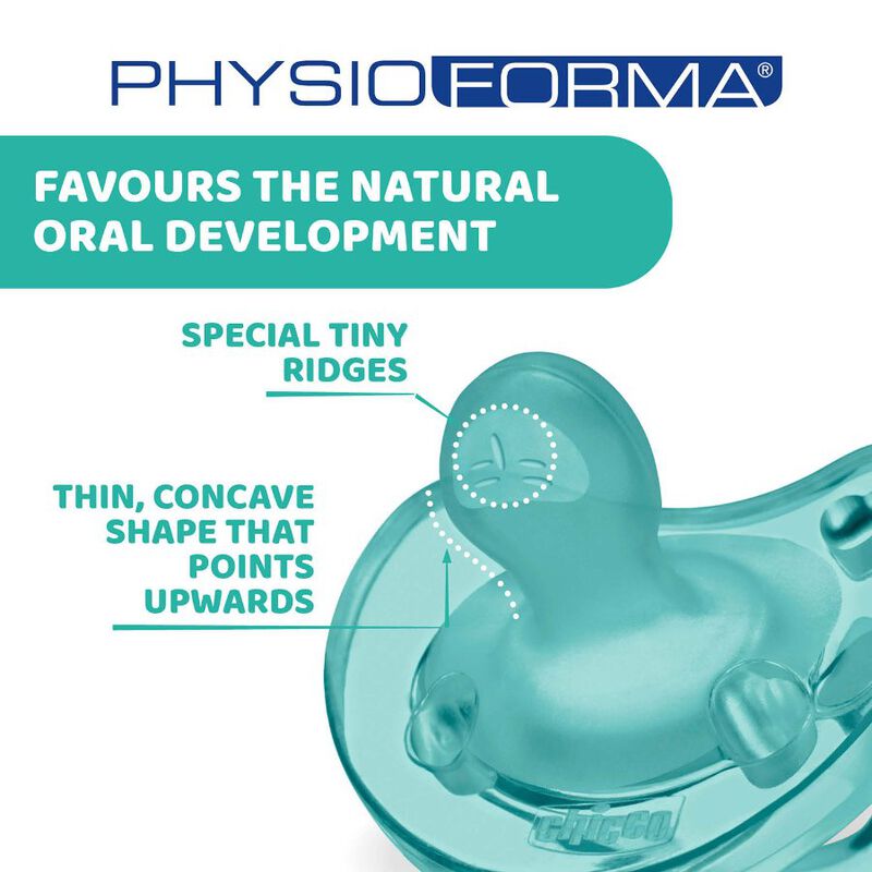 PhysioForma Soft 0-6m pacifier - 1 PC (100% silicone) image number null